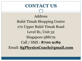 Physics Tuition | PPTX