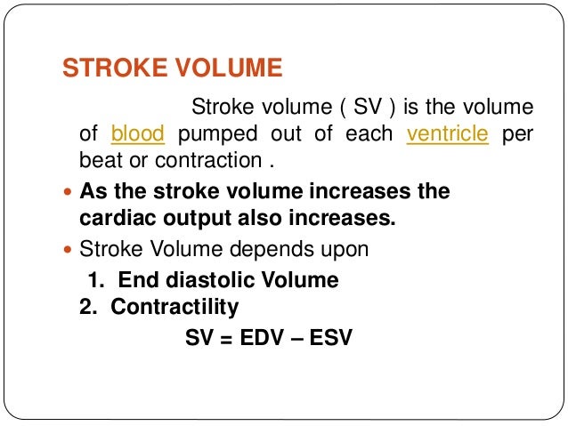 cardiac output