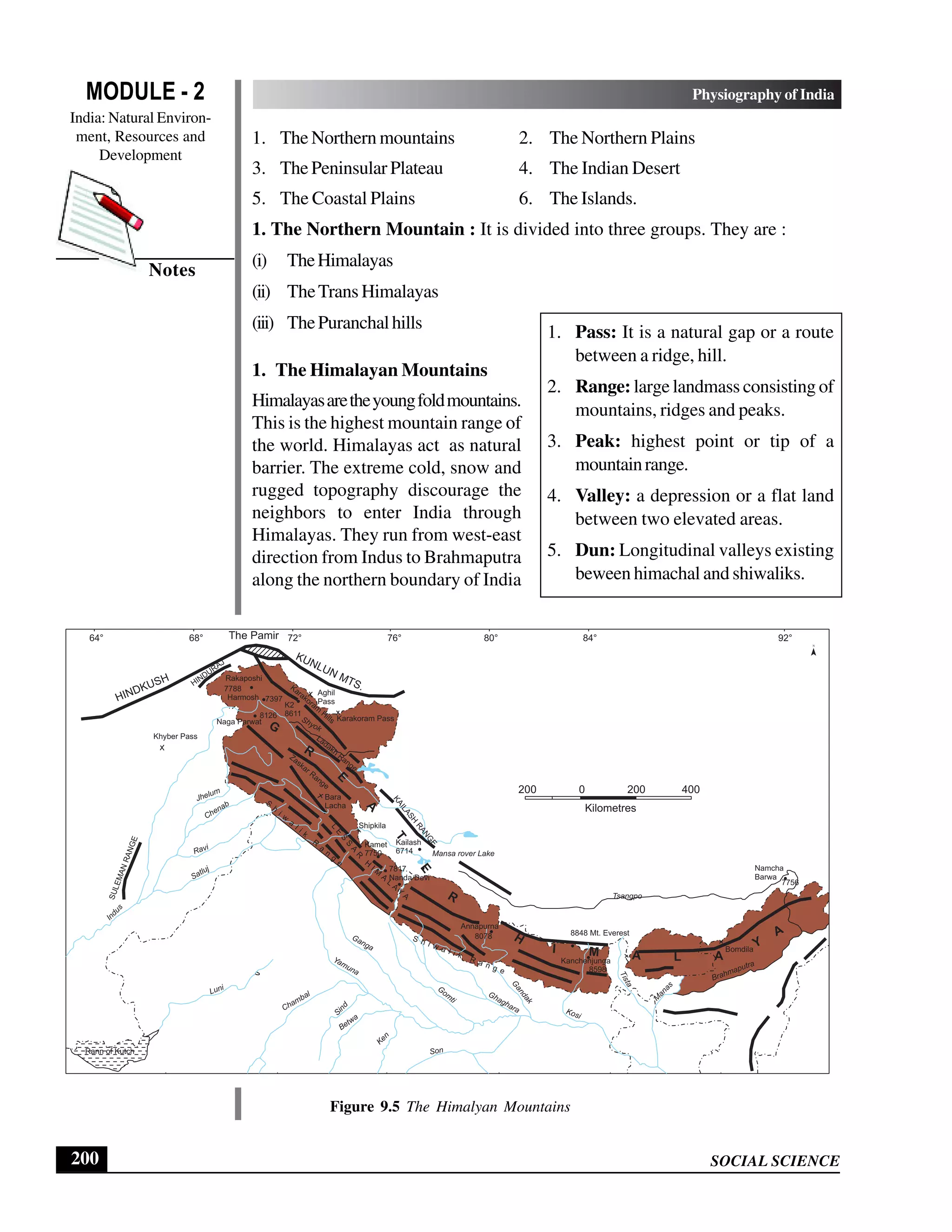Physiography of india | PDF