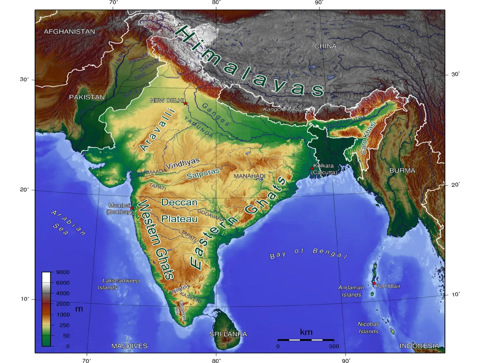 Physiography of India Rapanwad S. R..pptx