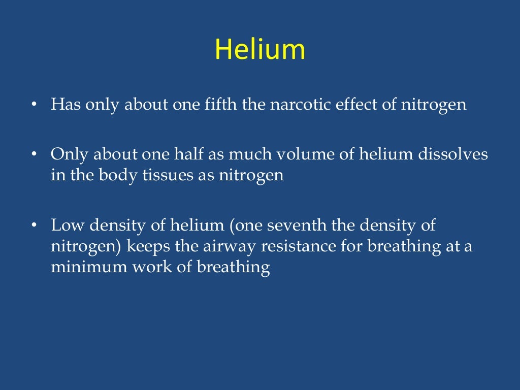 Physiological response to high barometric pressure