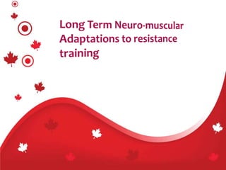 Long Term Neuro-muscular Adaptations to resistance training 