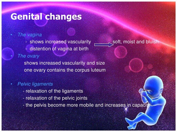 Physiological changes during pregnancy