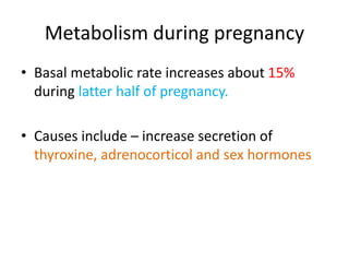 Physiological changes during pregnancy by Agasi | PPTX