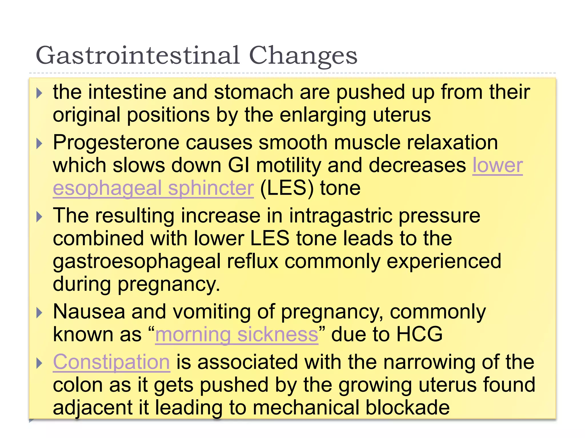 Physiological changes during pregnancy | PPTX
