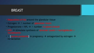 • 48 hours after birth  rapid of [estrogen]
↓  lactation
• End of pregnancy and early puerperium  colostrum
produced (t...