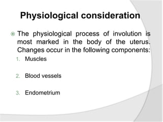 Physiological changes in puerperium | PPTX