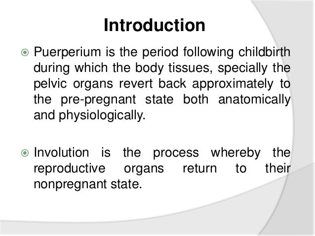 physiological changes in puerperium puerperium