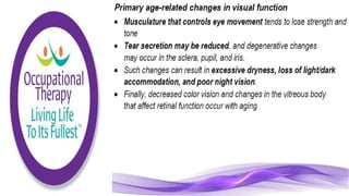 Physiological Changes of Aging & Occupational Therapy