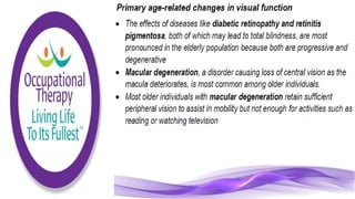 Physiological Changes of Aging & Occupational Therapy