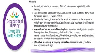 Physiological Changes of Aging & Occupational Therapy