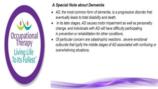 Physiological Changes of Aging & Occupational Therapy