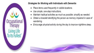 Physiological Changes of Aging & Occupational Therapy