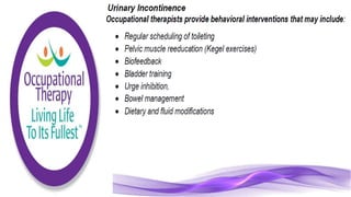 Physiological Changes of Aging & Occupational Therapy