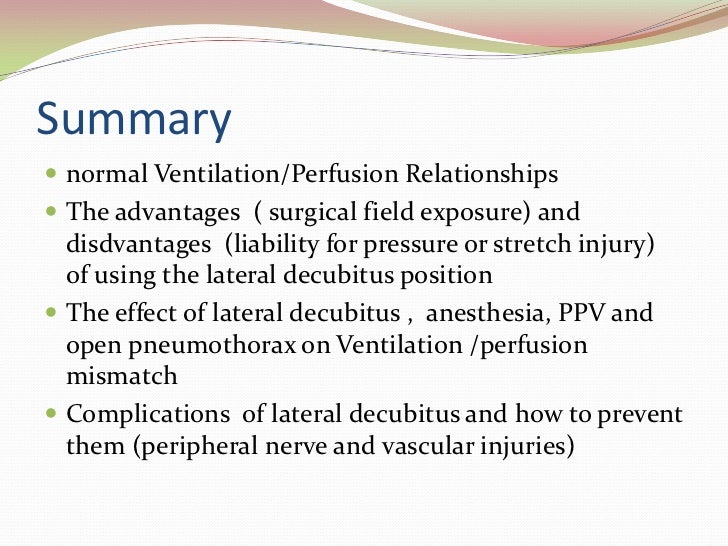 Physiological considerations and patient positioning during anesthesi…