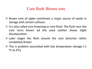 Physiological disorders of subtropical and temperature fruit crops | PPTX