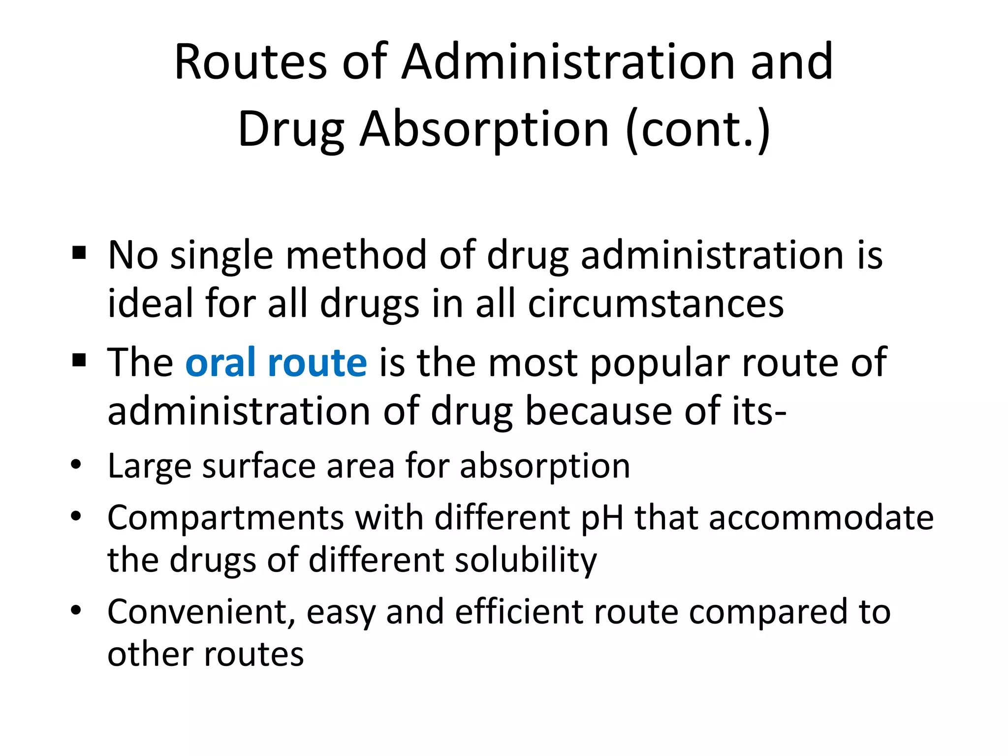 Physiological factors of drug absorption | PPTX