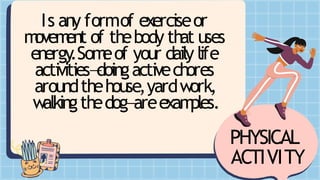 Physiological Indicators Associated with Moderate and Vigorous ...