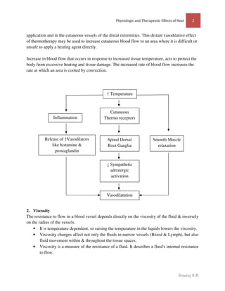 Physiologic and therapeutic effects of heat | PDF