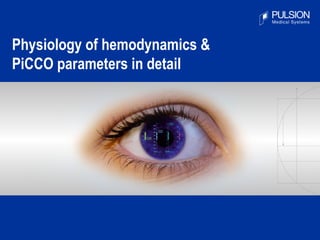 Physiology of hemodynamics &
PiCCO parameters in detail
 