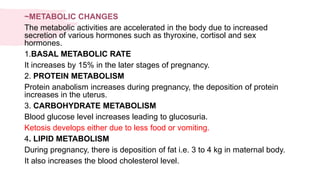 MENOPAUSE AND PREGNANCY.pptx/maternal changes during pregnancy | PPTX