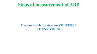 Physiology (measurement of arterial blood pressure) | PDF