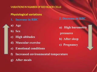 Physiology of blood | PPTX