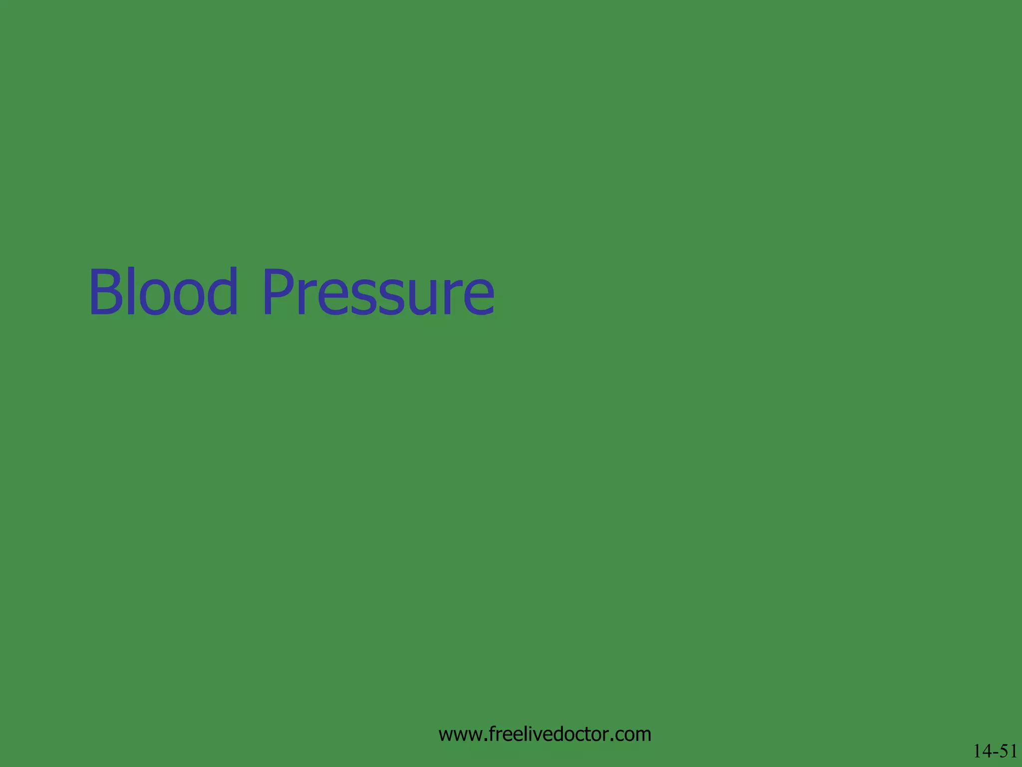 Blood Pressure 14-51 www.freelivedoctor.com 