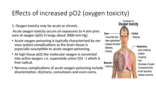 O2 Toxicity physiology of deep sea driving and baro,metric pressures | PPTX