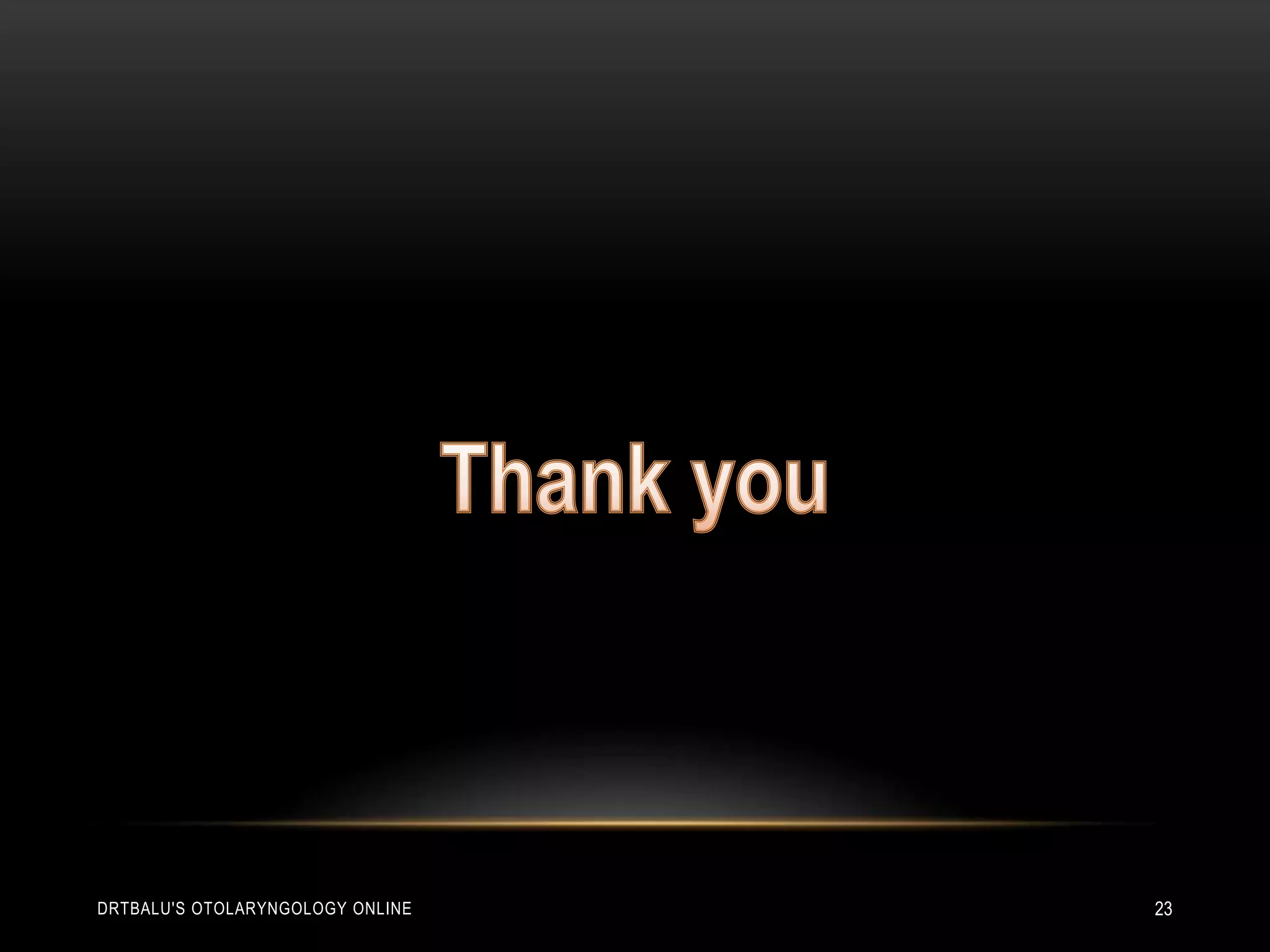 Thank youdrtbalu's otolaryngology online23