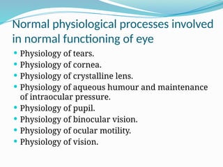 Comprehensive Physiology of the Human Eye: Vision Mechanisms and Visual ...