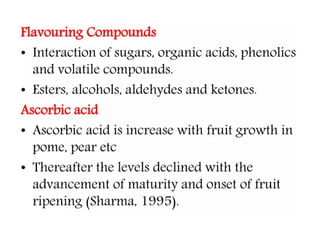 physiology of fruit ripening changes during ripening | PPT