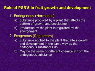 Physiology of growth and development of pome and stone fruits | PDF