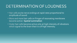 Physiology of hearing | PPTX