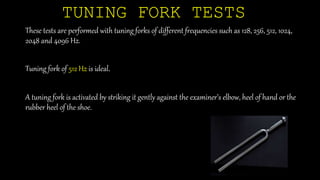 PHYSIOLOGY OF HEARING AND RELEVANT TESTS [Autosaved].pptx