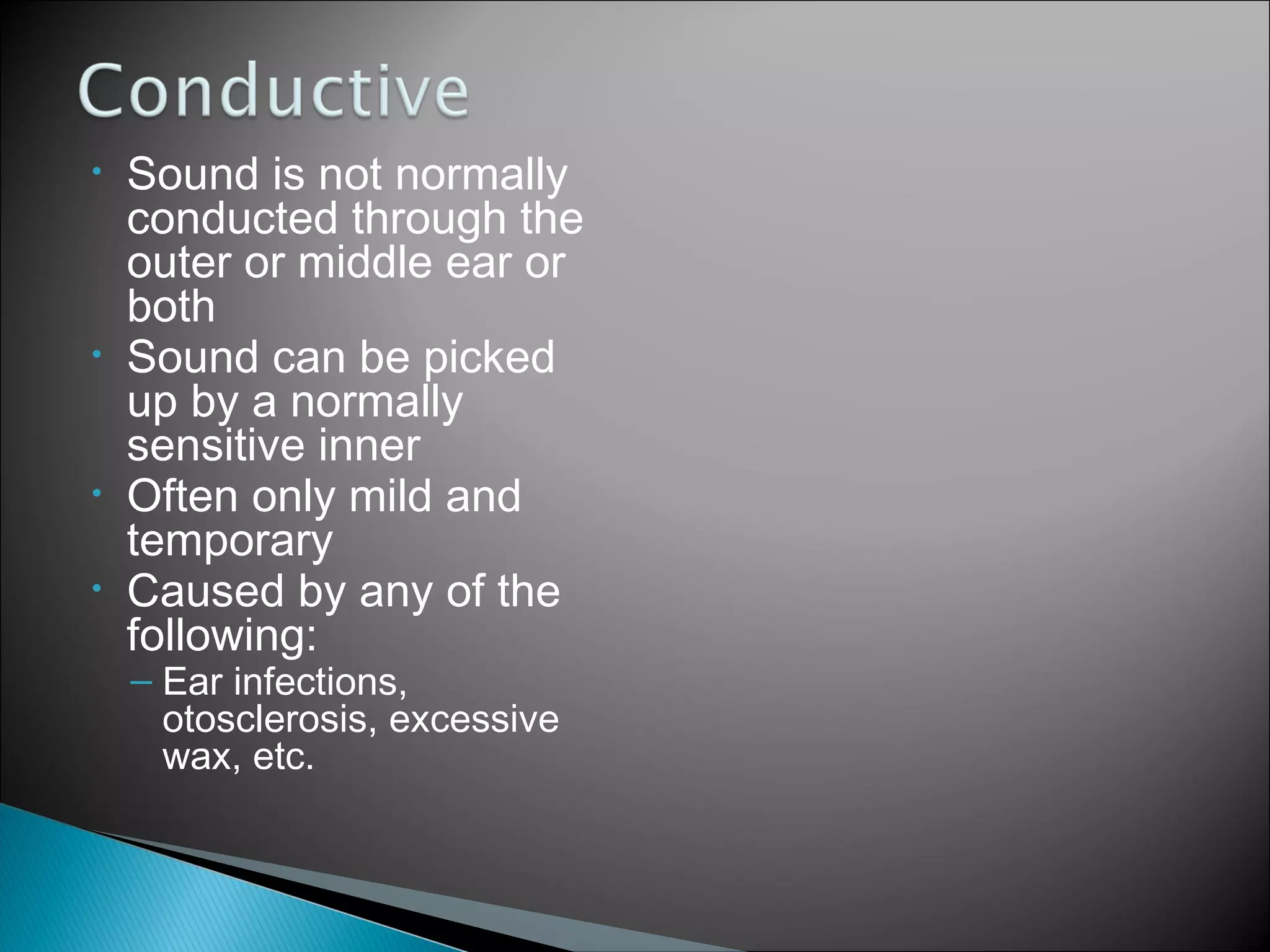 Physiology of hearing & approach to hearing loss in a child | PPT