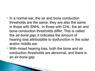 Physiology of hearing & approach to hearing loss in a child | PPT