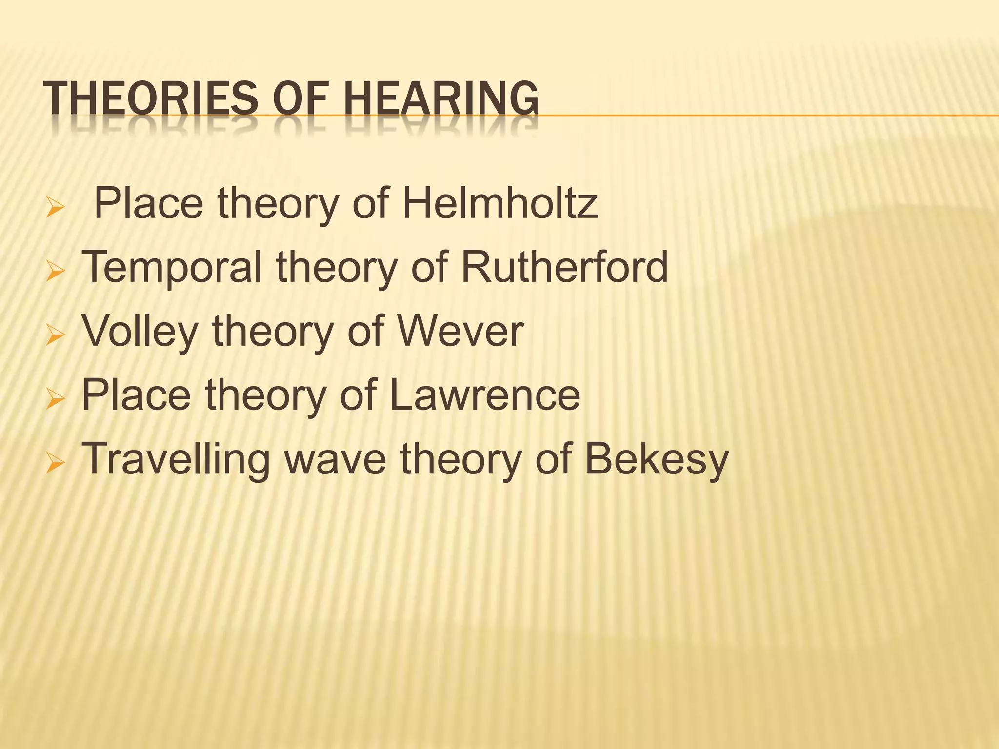 Physiology of hearing ppt | PPTX