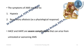 The Physiology of High Altitude Exposure