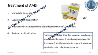 The Physiology of High Altitude Exposure