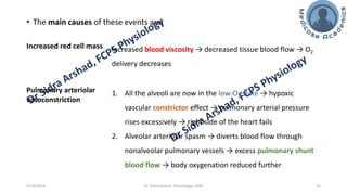 The Physiology of High Altitude Exposure
