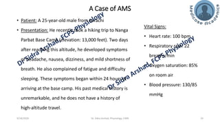 The Physiology of High Altitude Exposure