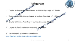 The Physiology of High Altitude Exposure