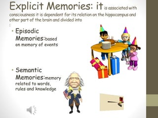 Physiology of memory | PPTX