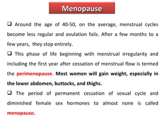 Physiology of Menopause