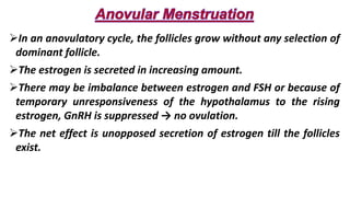Physiology of menstrual cycle | PPTX