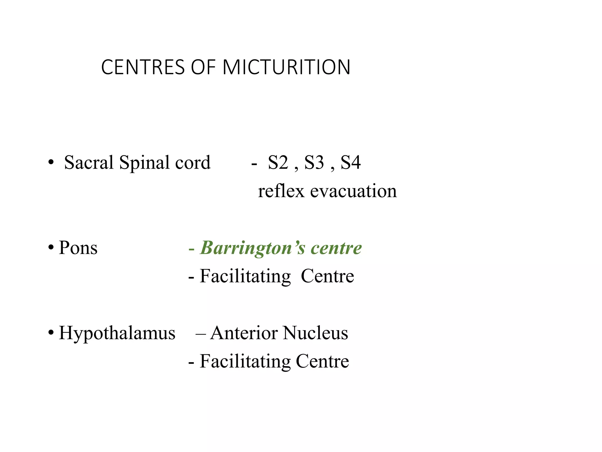 Physiology of micturition | PPTX