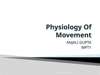Comprehensive Overview of Human Movement Physiology and Motor Control ...