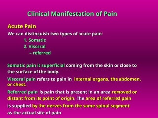 Comprehensive Overview of Pain Pathophysiology and Neuroanatomy | PPT