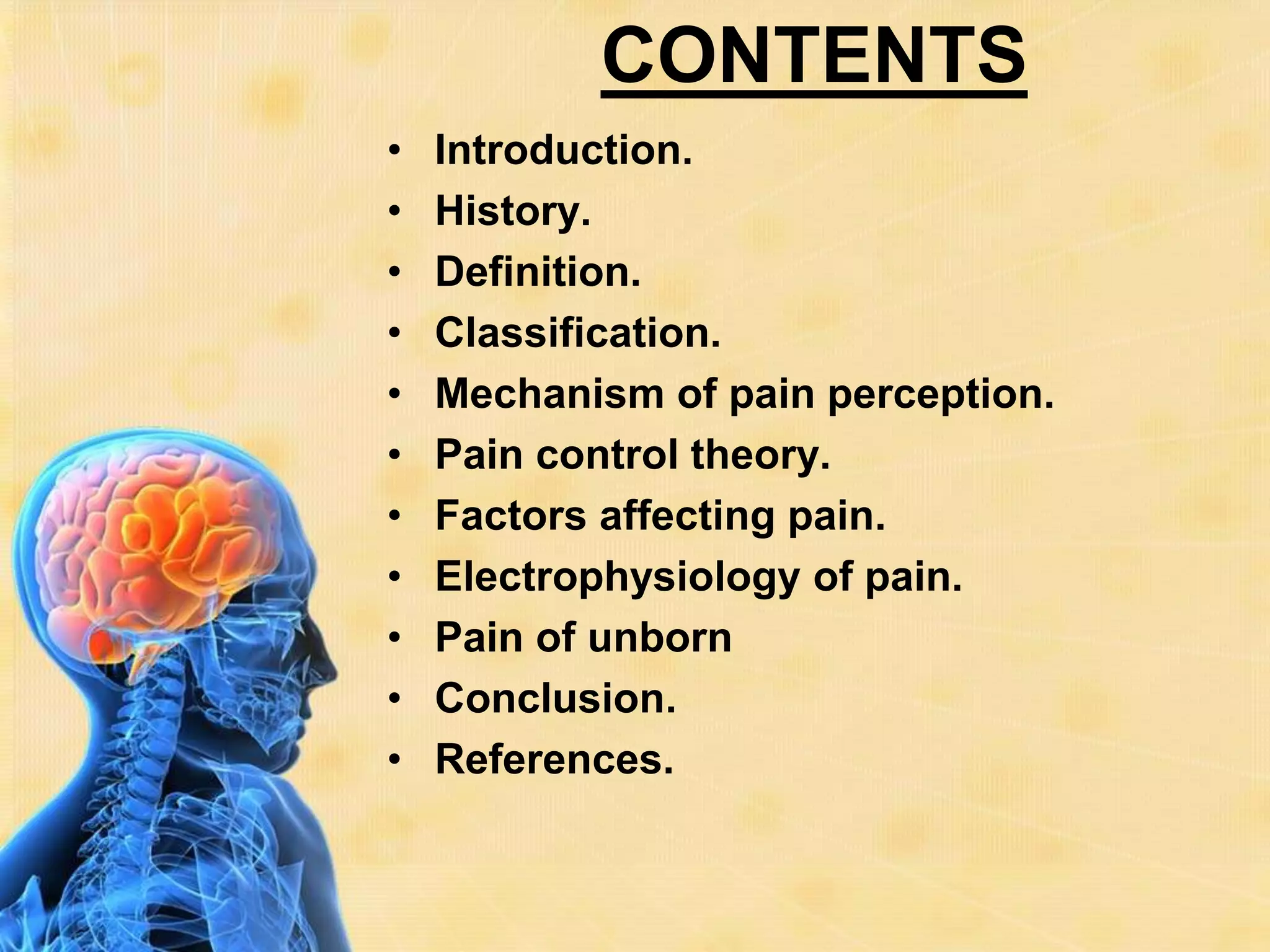 Physiology of pain2003 | PPT
